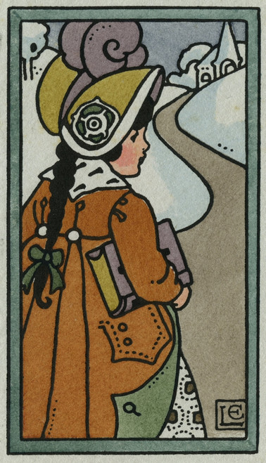 Stylish Young Lady Poster Print By Mary Evans Picture Library / Peter & Dawn Cope Collection - Item # VARMEL10694268