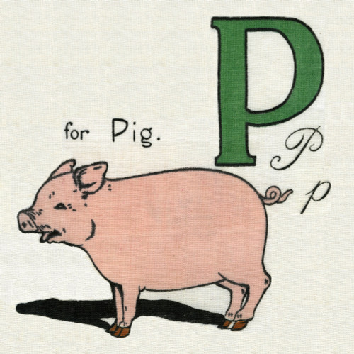 P For Pig Poster Print By Mary Evans / Peter And Dawn Cope Collection - Item # VARMEL10635753