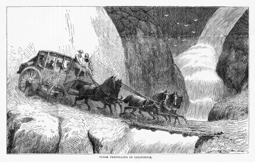 Coach In California Poster Print By Mary Evans Picture Library - Item # VARMEL10128064