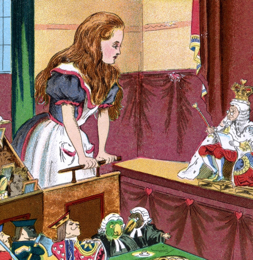 Alice In Wonderland  Alice In The Courtroom Poster Print By Mary Evans Picture Library - Item # VARMEL10949873
