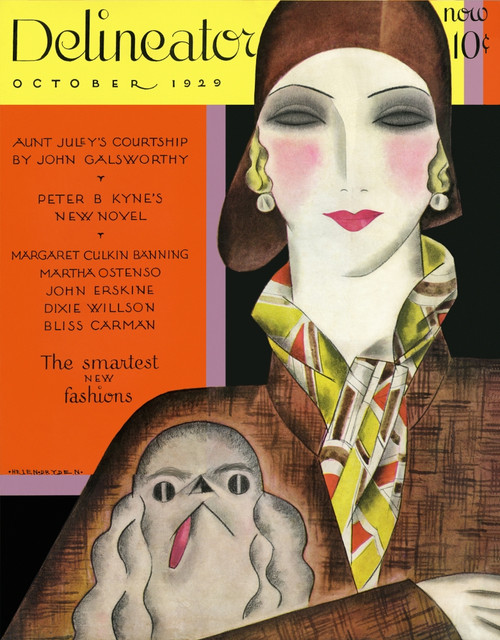 Delineator Cover October 1929 Poster Print By Mary Evans / Peter And Dawn Cope Collection - Item # VARMEL10635704