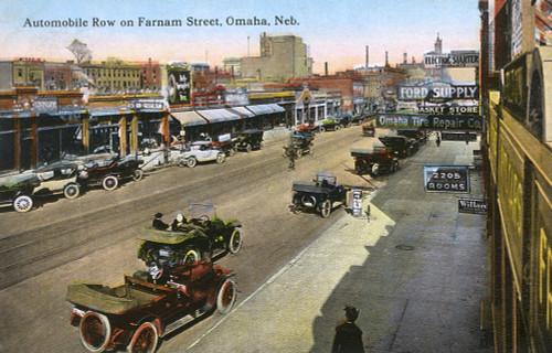 Automobile Row  Farnam Street  Omaha  Nebraska  Usa Poster Print By Mary Evans / Pharcide - Item # VARMEL10970705