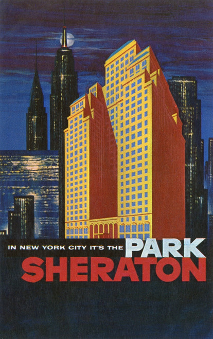 Park Sheraton Hotel  New York  Usa Poster Print By Mary Evans / Grenville Collins Postcard Collection - Item # VARMEL11072460