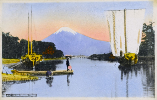 Mount Fuji  Japan - From Tagonoura Poster Print By Mary Evans / Grenville Collins Postcard Collection - Item # VARMEL10989211
