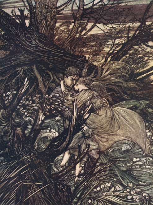Undine/De La Motte Poster Print By Mary Evans Picture Library/Arthur Rackham - Item # VARMEL10134060