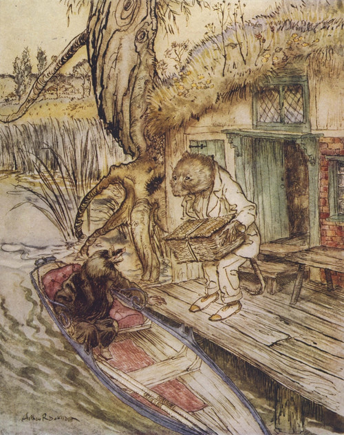 Wind In Willows/Grahame Poster Print By Mary Evans Picture Library/Arthur Rackham - Item # VARMEL10010999