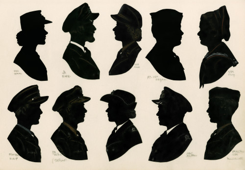 Ten Wartime Silhouettes Poster Print By ®H L Oakley / Mary Evans - Item # VARMEL10609752