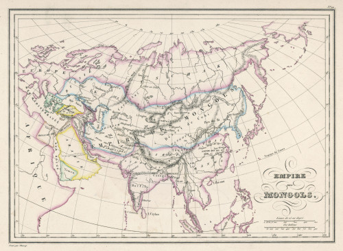 Map/Asia/Mongol Empire Poster Print By Mary Evans Picture Library - Item # VARMEL10038070
