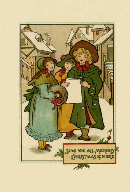 Carolling Poster Print By Mary Evans Picture Library/Peter & Dawn Cope Collection - Item # VARMEL11066221