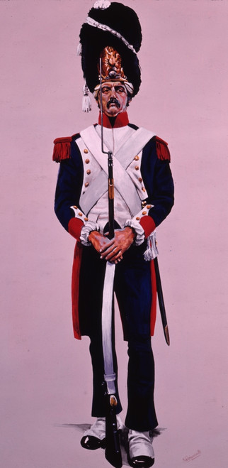 Napoleonic War - Grenadier Of The French Imperial Guard Poster Print By Malcolm Greensmith ® Adrian Bradbury/Mary Evans - Item # VARMEL10417655