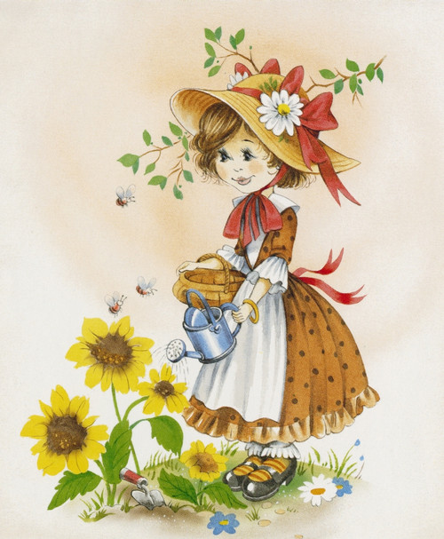 Mary  Mary  Quite Contrary - Nursery Rhyme Poster Print By Malcolm Greensmith ® Adrian Bradbury/Mary Evans - Item # VARMEL10438116