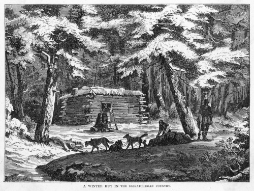 Canada Winter Hut Poster Print By Mary Evans Picture Library - Item # VARMEL10207373