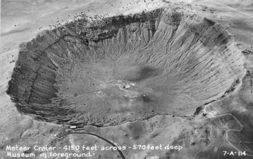 Meteor Crater - Arizona Poster Print By Mary Evans / Grenville Collins Postcard Collection - Item # VARMEL10406386