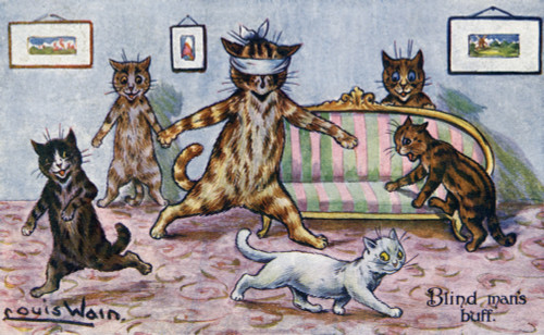 Blind Man'S Buff Poster Print By Mary Evans Picture Library/Peter & Dawn Cope Collection - Item # VARMEL10543100