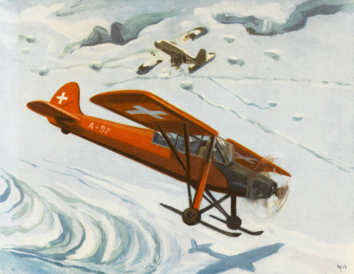 Air Rescue In Alps Poster Print By Mary Evans Picture Library - Item # VARMEL10116438