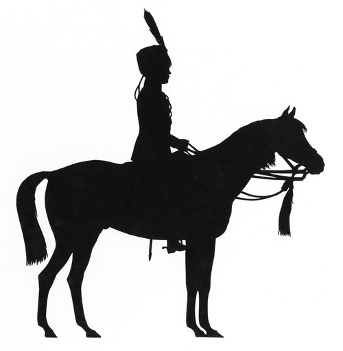 Silhouette Of A Cavalryman On Horseback Poster Print By ®H L Oakley / Mary Evans - Item # VARMEL10504012
