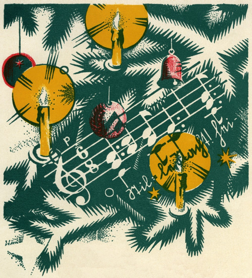 Christmas Design Poster Print By Mary Evans / Peter & Dawn Cope Collection - Item # VARMEL10573232