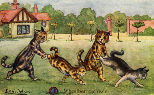 Wheelbarrow Race Poster Print By Mary Evans Picture Library/Peter & Dawn Cope Collection - Item # VARMEL10543108