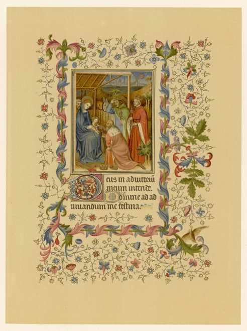 Jesus And The Magi  Ms Poster Print By Mary Evans Picture Library - Item # VARMEL10069783