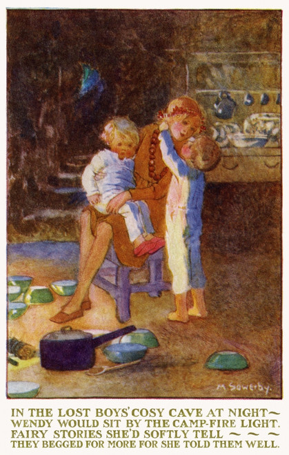 The Lost Boys' Cosy Cave Poster Print By Mary Evans Picture Library/Peter & Dawn Cope Collection - Item # VARMEL10982044