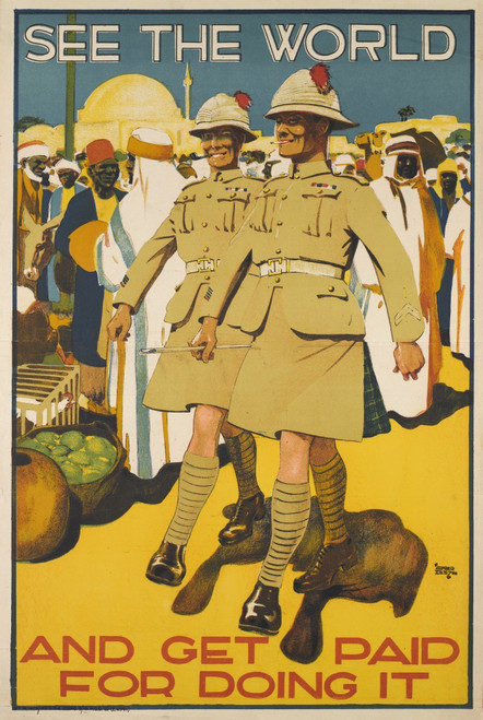 British Military Recruitment Poster - Inter-War Period Poster Print By ®The National Army Museum / Mary Evans Picture Library - Item # VARMEL10795277