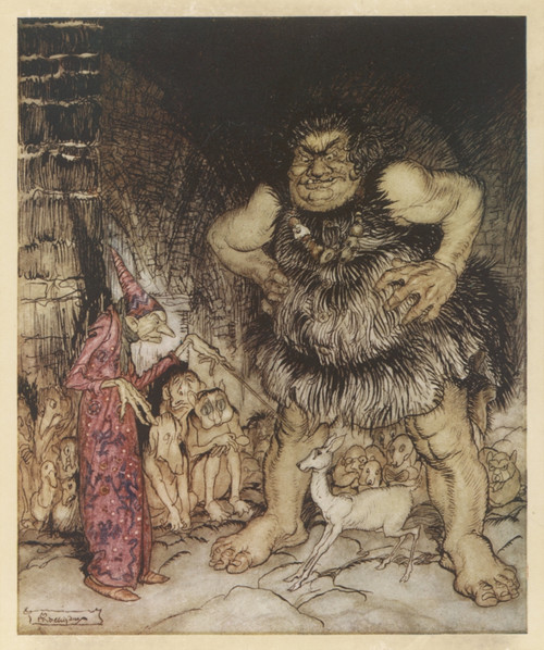 Galligantua Poster Print By Mary Evans Picture Library/Arthur Rackham - Item # VARMEL10031051