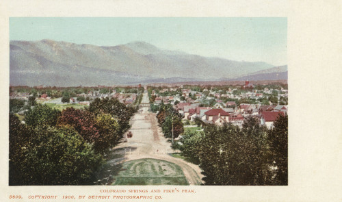 Colorado Springs And Pike'S Peak  Colorado  Usa Poster Print By Mary Evans / Grenville Collins Postcard Collection - Item # VARMEL10697715 Colorado Springs And Pike'S Peak  Colorado  Usa Poster Print By Mary Evans / Grenville Collins Postcard Collection - Item # VARMEL10697715