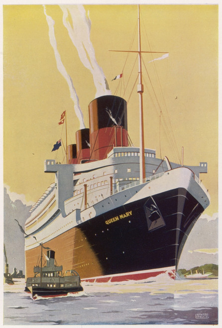 Queen Mary Ship Poster Print By Mary Evans Picture Library - Item # VARMEL10188798