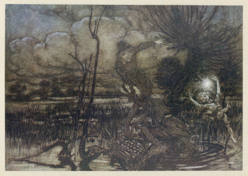 Puck As Will O' The Wisp Poster Print By Mary Evans Picture Library/Arthur Rackham - Item # VARMEL10043906