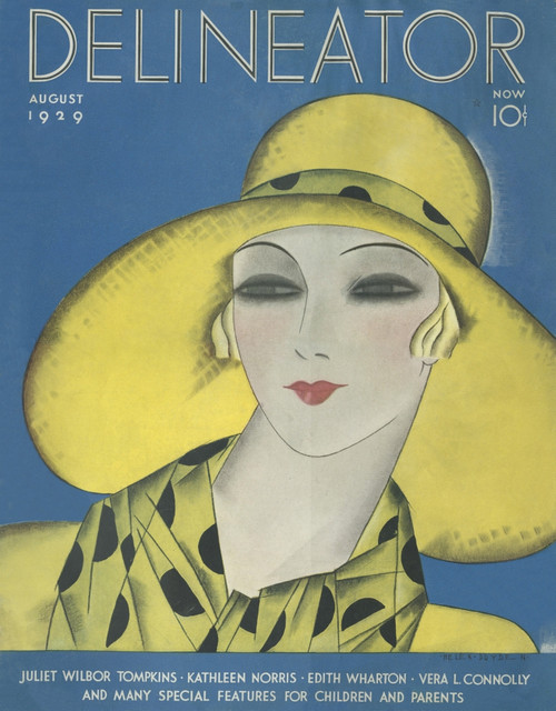 Delineator Cover August 1929 Poster Print By Mary Evans/Peter & Dawn Cope Collection - Item # VARMEL10252101