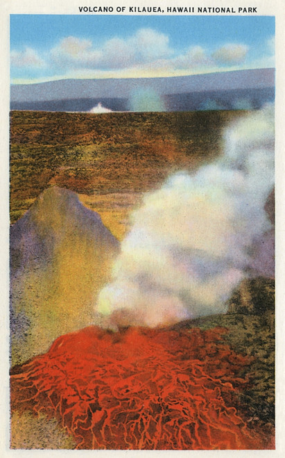 Kilauea Volcano  National Park  Hawaii  Usa Poster Print By Mary Evans / Pharcide - Item # VARMEL10980671
