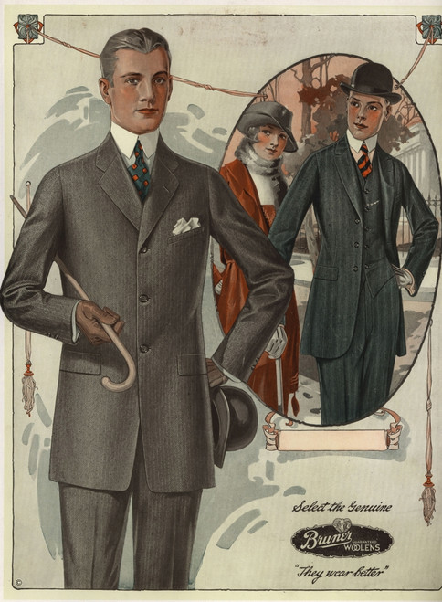 Men'S Single-Breasted Suits From The 1920S Poster Print By ® Florilegius / Mary Evans - Item # VARMEL10935736