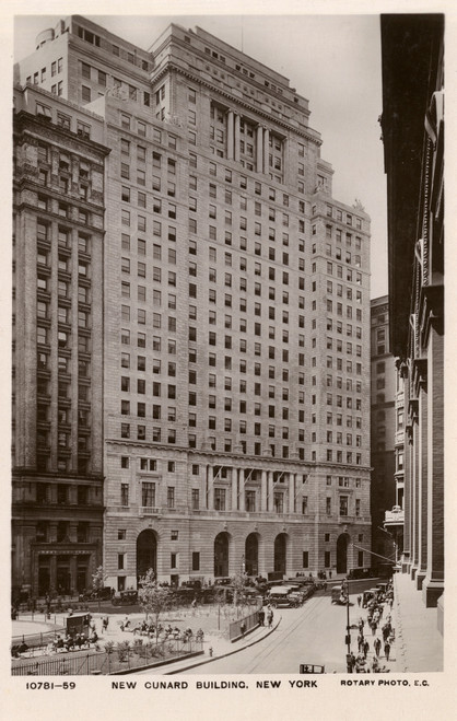New Cunard Building - New York  Usa Poster Print By Mary Evans / Grenville Collins Postcard Collection - Item # VARMEL10718032