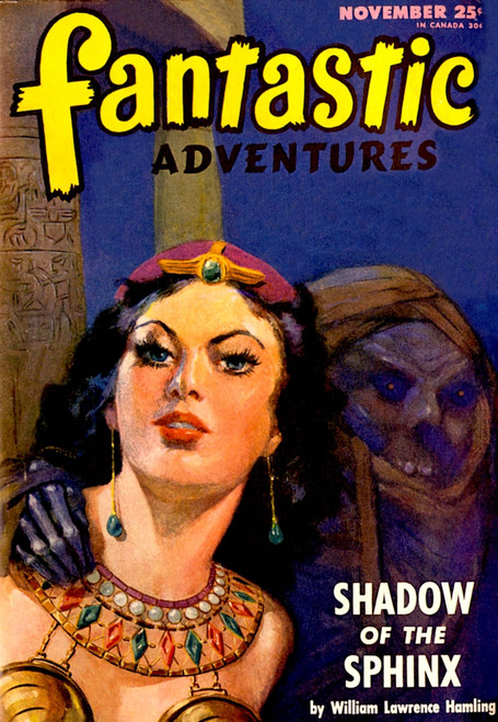 Fantastic Adventures - Shadow Of The Sphinx Poster Print By Mary Evans Picture Library - Item # VARMEL11037825