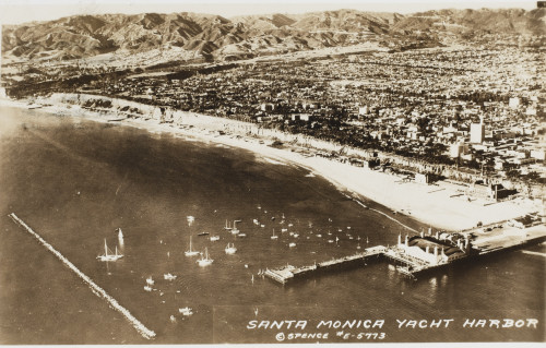 Santa Monica Yacht Harbour Poster Print By Mary Evans / Grenville Collins Postcard Collection - Item # VARMEL10296659