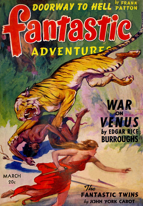 Fantastic Adventures - War On Venus Poster Print By Mary Evans Picture Library - Item # VARMEL11037765