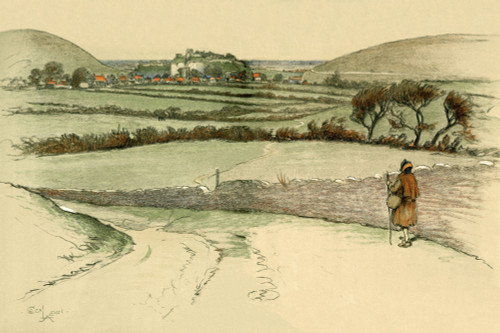 Endpaper Design By Cecil Aldin  Old Manor Houses Poster Print By Mary Evans Picture Library - Item # VARMEL10981354