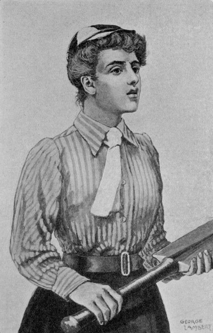 A Lady Cricketer Poster Print By Mary Evans/Peter & Dawn Cope Collection - Item # VARMEL10509510