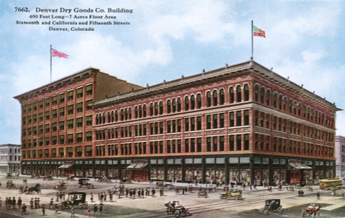 Denver Dry Goods Co. Building - Denver  Colorado  Usa Poster Print By Mary Evans / Grenville Collins Postcard Collection - Item # VARMEL11007098