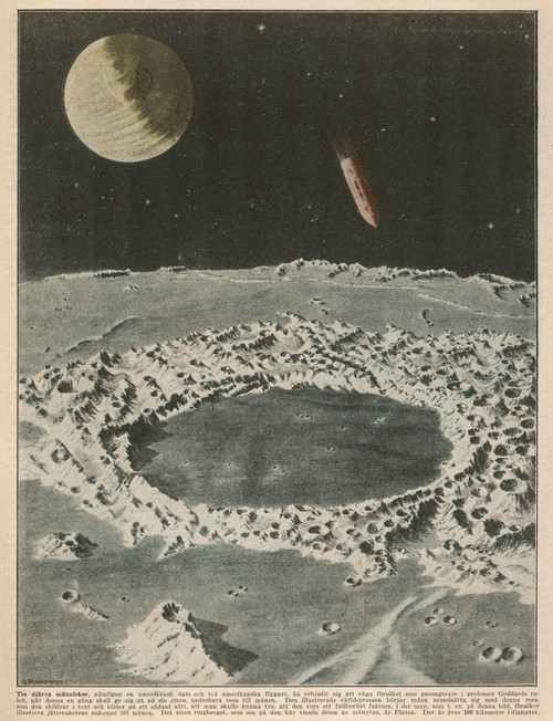 Goddard'S Moon Project Poster Print By Mary Evans Picture Library - Item # VARMEL10032662