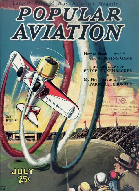 Cover Design  Popular Aviation Magazine Poster Print By ®The Royal Aeronautical Society/Mary Evans - Item # VARMEL10610010