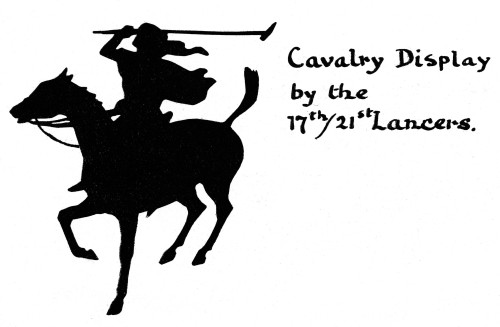 Silhouette Of Cavalry Display  17Th/21St Lancers Poster Print By ®H L Oakley / Mary Evans - Item # VARMEL10504070