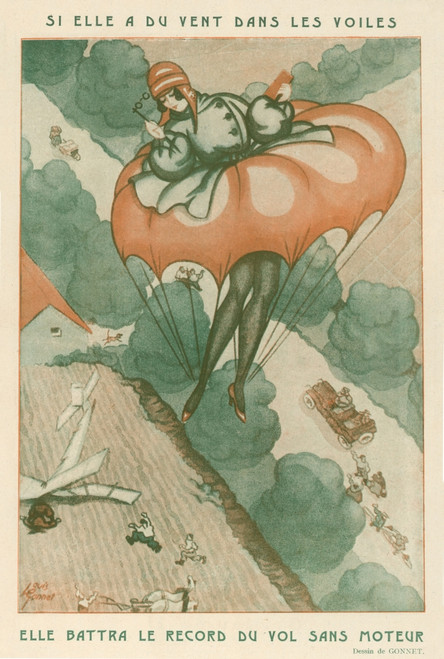 Parachute Poster Print By Mary Evans Picture Library - Item # VARMEL10008711