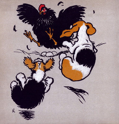 Illustration By Cecil Aldin  The Farmyard Puppies Poster Print By Mary Evans Picture Library - Item # VARMEL10981105