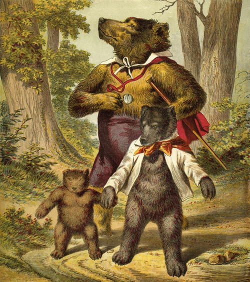 The Three Bears Poster Print By Mary Evans/Peter & Dawn Cope Collection - Item # VARMEL10509597