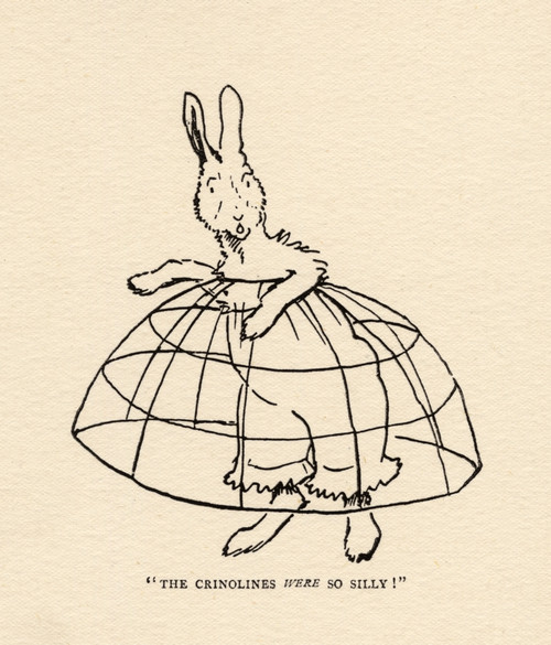 Humpty The Rabbit Trying On Pantalettes And Crinoline Poster Print By Mary Evans Picture Library - Item # VARMEL10957314