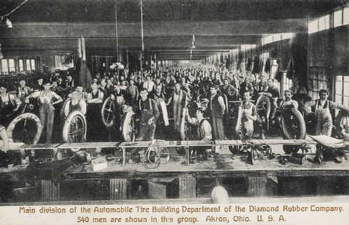 Diamond Rubber Company - Tyre Department Poster Print By Mary Evans / Grenville Collins Postcard Collection - Item # VARMEL10406385
