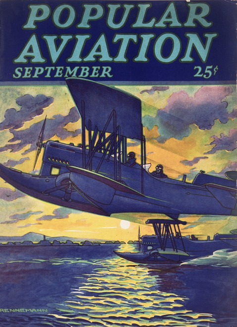 Cover Design  Popular Aviation Magazine Poster Print By ®The Royal Aeronautical Society/Mary Evans - Item # VARMEL10610021