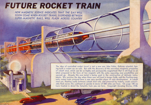 Rocket Train Predicted Poster Print By Mary Evans Picture Library - Item # VARMEL10108565