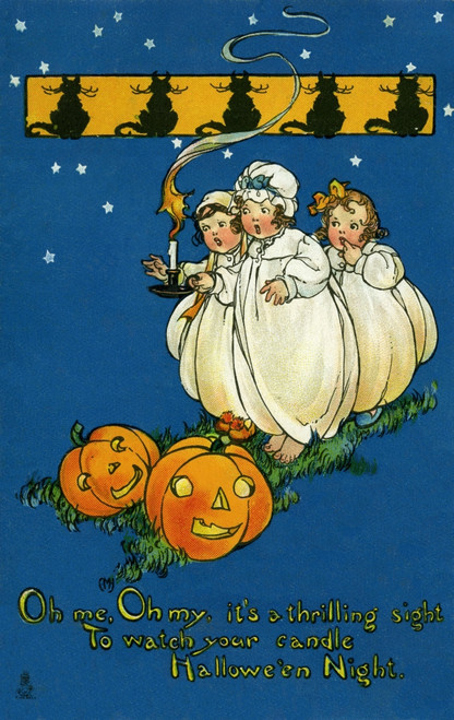 Halloween Poster Print By Mary Evans Picture Library / Peter & Dawn Cope Collection - Item # VARMEL10694298